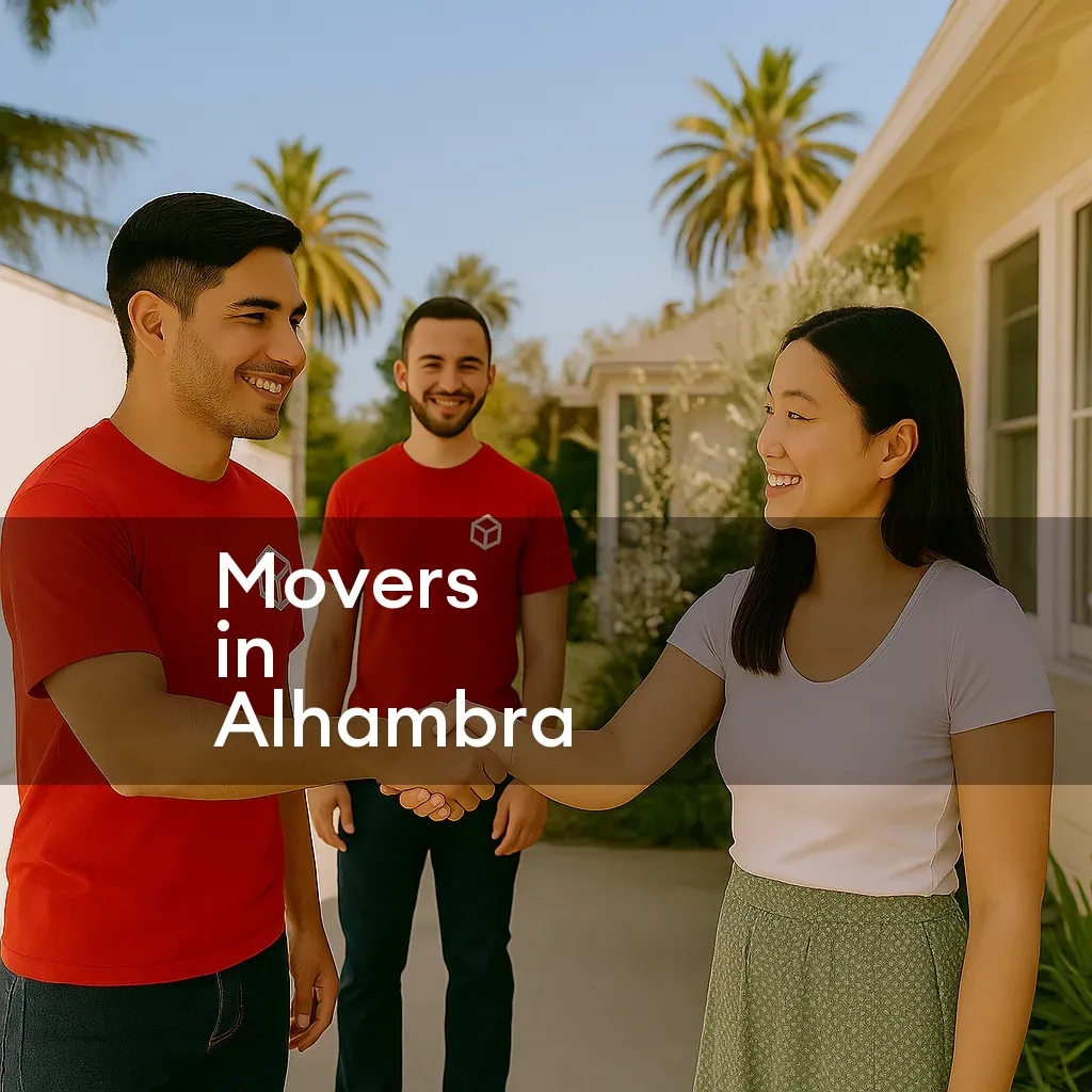Moving services in Alhambra area of Los Angeles