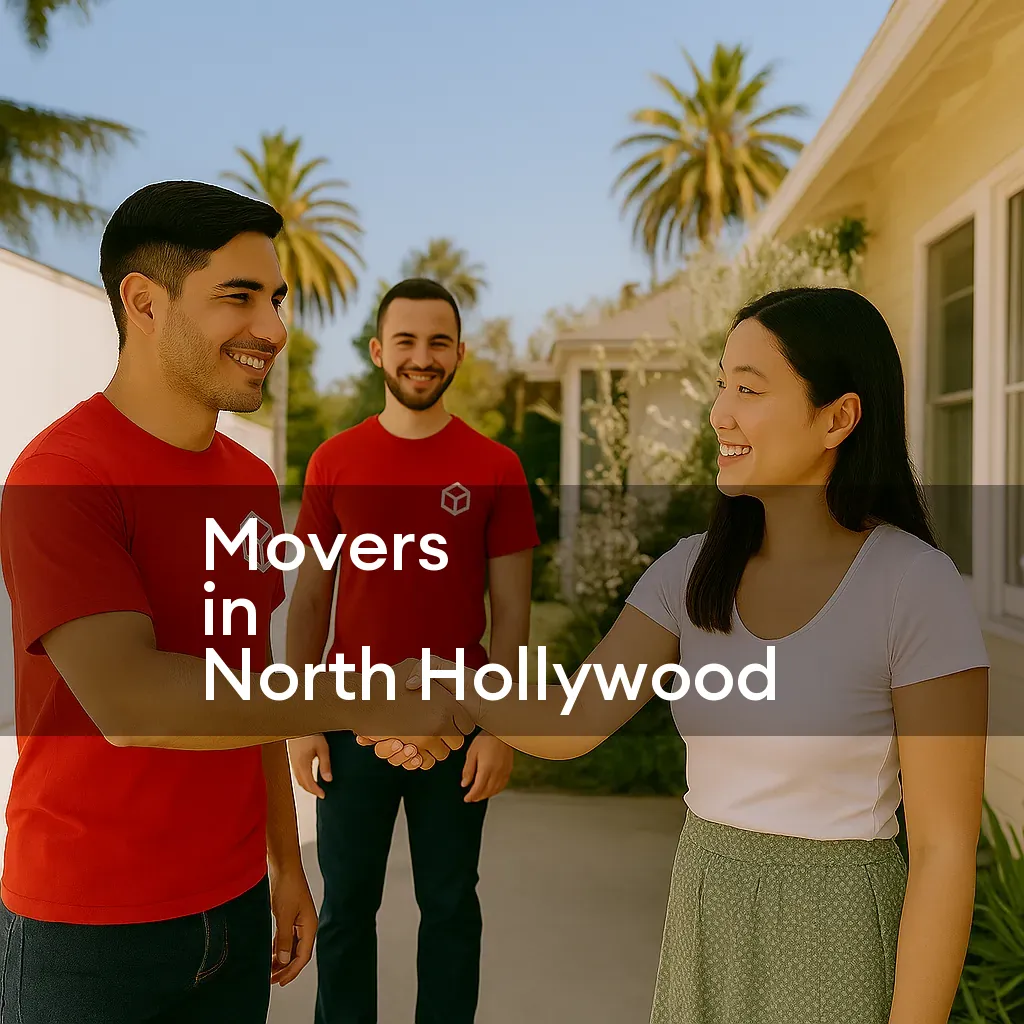 Moving services in North Hollywood area of Los Angeles