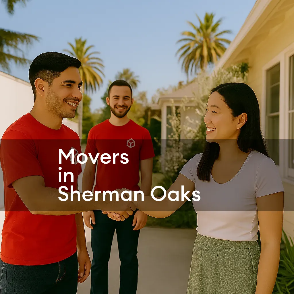 Moving services in Sherman Oaks area of Los Angeles