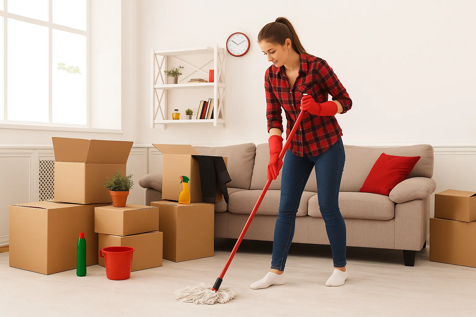 Move In Cleaning explained in our moving guide